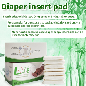 Échantillons gratuits de couches pour adultes, coussin d'insertion de couches jetables non tissées pour adultes, coussin à langer biodégradable - Product Image 2