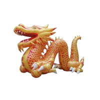 Dragon traditionnel chinois géant long dragon gonflable pour défilé dragon nuage gonflable