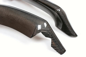 Matériau supérieur en fibre de carbone sèche pour Audi <span class=keywords><strong>A4</strong></span> SLINE <span class=keywords><strong>B8</strong></span> pare-chocs de voiture séparateur avant - Product Image 5