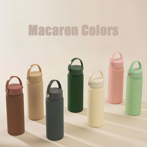 Garrafa de Água de Design Minimalista em Aço Inoxidável de 500ml, Personalizada, Cor Argila, Atacado, Copo Térmico a Vácuo - Product Image 5