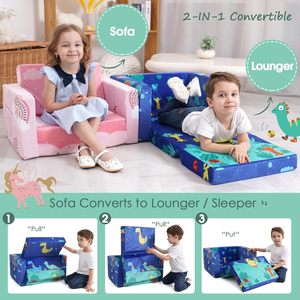 <strong>Kid</strong> <strong>Sofa</strong> for Playing Convertible <strong>Sofa</strong> with Removable and Waterproof Cover - Product Image 2