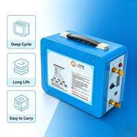 Batería de Fosfato de Hierro y Litio de 12V 100Ah LiFePO4 de Ciclo Profundo, Ligera, Duradera y Recargable para Uso en Embarcaciones, Pesca y Motores Marinos