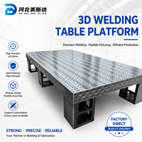 Nouvelle station de soudage 3D Hebeimeisida à serrage manuel, acier Q355, revêtement en nitrure, ouverture de 16/28 mm, dimensions personnalisables