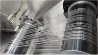 Rouleau chauffant chromé FDY PP pour filature, avec acier allié, pour machine à filer 1000D, production de 84 kg/h