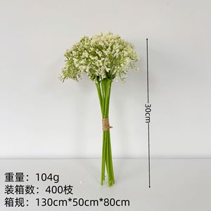 Flores Artificiales de Baby's Breath, Ramo de Seda en Amarillo, Blanco, Champán, Rosa, Rojo, Azul y Morado, Decoración para Bodas y Hogar, Accesorios para Fotografía - Product Image 3