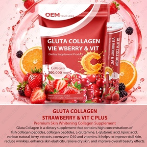 Suplemento dietético en polvo de glutatión, colágeno y electrolitos para una piel firme, brillante y blanca. - Product Image 2