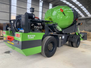 Machines de construction de moteur diesel résistantes de capacité du camion 6m3 de mélangeur concret 4x4 avec le tambour de la rotation 360 - Product Image 3