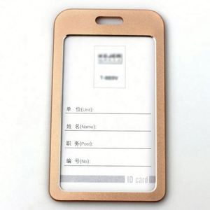 Porte-badge et porte-carte d'identité en alliage d'aluminium de haute qualité pour usage professionnel - Product Image 5