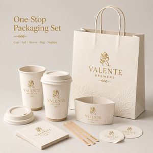 Vaso de Café de Papel de Doble Pared con Impresión Personalizada, Biodegradable, Reciclable, con Recubrimiento de PE, para Bebidas Calientes - Product Image 4