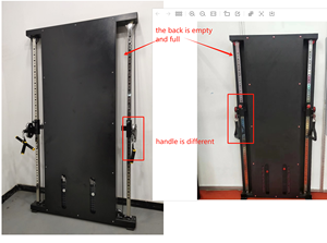 Dinuo Macchina Commerciale a Doppia Parete <span class=keywords><strong>per</strong></span> Crossover con Cavi, Attrezzatura <span class=keywords><strong>per</strong></span> la Forza da Palestra Domestica con Doppio Pacco Pesi - Product Image 4
