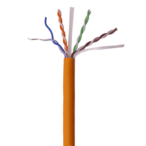 <span class=keywords><strong>Cat6</strong></span><span class=keywords><strong>สาย</strong></span>เคเบิลอีเธอร์เน็ตแลน<span class=keywords><strong>10</strong></span>กิกะบิตสายเครือข่ายทึบ550MHz Unshielded Twisted Pair UTP LSOH แจ็คเก็ตสีส้ม - Product Image 1