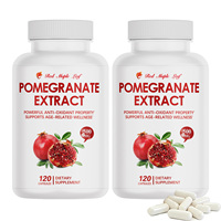 Capsules d'extrait de grenade, complément alimentaire naturel à base de plantes pour la protection antioxydante et le soutien immunitaire
