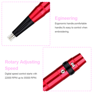 Máquina de Tatuaje Semipermanente, Pluma Eléctrica para Tatuajes PMU, Pistola de Tatuaje para Cejas y Labios, Uso Profesional en Estudios de Belleza - Product Image 3