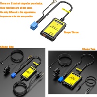 Adaptateur ISO pour autoradio Bluetooth stéréo CD avec câble de données USB et AUX 3,5 mm, connecteur 8 broches pour VW