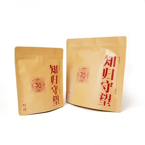 Zhong bao Hohe Qualität Hot Sale Niedriger Preis China Großhandel Braun Kraft papier Teebeutel Sachet Mit Logo