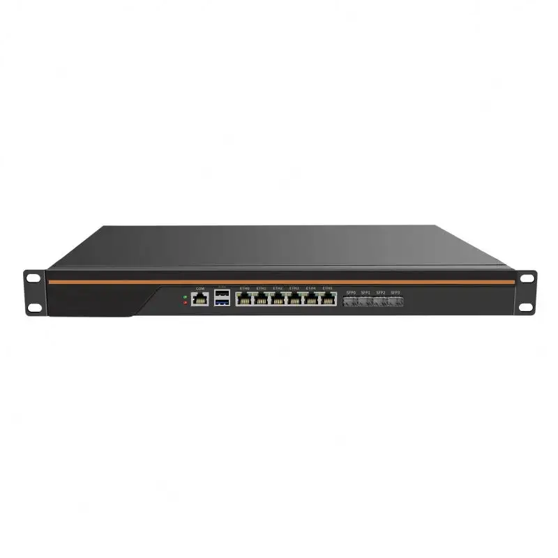 Oem Odm 1u Intel Atoom Processor C3558/C3758/C3000 C3958 6l 4*10G Sfp Rackmount Zachte Router Voor Firewall Pfsenspc