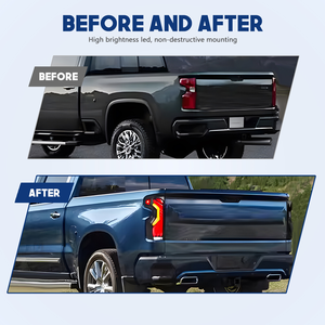 New Chevrolet Silverado 2019-2025 <b>LED</b> ABS Rear Brake Stop <b>Lights</b> & Daytime Running <b>Light</b> Waterproof 12V Retrofit Upgrade - Product Image 5