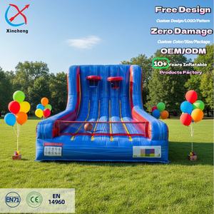 Toboggan gonflable coloré d'extérieur en PVC durable pour <span class=keywords><strong>trampoline</strong></span>, jeu de jungle, <span class=keywords><strong>accessoires</strong></span> pour adultes et enfants - Product Image 1