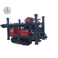 Machine de forage rotative pour puits d'eau Tianqi TS300, profondeur de 300 m, composants principaux, forage de puits d'eau à circulation inversée