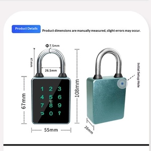 <span class=keywords><strong>Candado</strong></span> Inteligente con Huella Dactilar y Código Digital |   Cerradura Impermeable <span class=keywords><strong>para</strong></span> Puerta de Madera <span class=keywords><strong>para</strong></span> Gimnasio |   Cerradura de almacenamiento <span class=keywords><strong>para</strong></span> taquillas escolares con desbloqueo por tarjeta NFC IC - Product Image 4