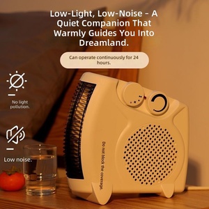 Stufa <span class=keywords><strong>Elettrica</strong></span> Portatile per Camera da Letto, Silenziosa ed Efficiente dal Punto di Vista Energetico, con Protezione da Surriscaldamento e Interruttore di Sicurezza Antiribaltamento - Product Image 5