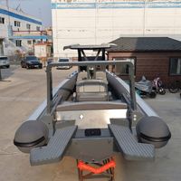 Bateau semi-rigide en aluminium de 900 cm Achilles Hypalon pour 18 personnes avec cabine à toit rigide de luxe pour usage offshore, fournisseur chinois pour commandes en gros