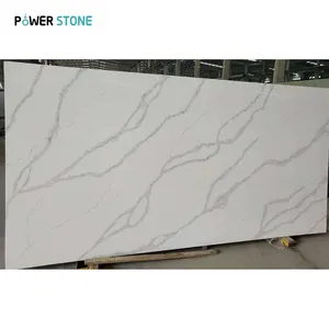 POWER STONE Luxury Quartz Countertop Large Format Porcelain Slab With Natural Marble Texture 1600x3200mm Marble Sheet GEMA5016