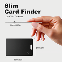 Portefeuille Smart Finder Card MFI Find My Key Finder Pet Anti Lost Wireless Charger Smart Tracker