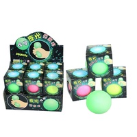 Jouets anti-stress Txl82, boule de tofu lumineuse de décompression, balles sensorielles TPR à presser pour adultes et enfants, jouets anti-stress Merrycoo