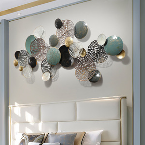 Stile cinese Moderno Semplicità 3D Metallo Svuotamento Sfondo Del Pendente Della Decorazione Della Parete - Product Image 4