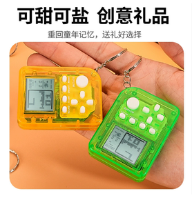 Bàn điều khiển trò chơi <span class=keywords><strong>mini</strong></span> cỡ lòng bàn tay đồ chơi hoài cổ điển Câu Đố văn hóa và sáng tạo đồ chơi quà tặng sáng tạo móc khóa - Product Image 6