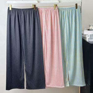 Pijamas de Mujer 100% Algodón, Pantalones Divertidos para Dormir, Ropa de Dormir Holgada, Sólida, Informal, de Punto, para Primavera y Otoño - Product Image 1