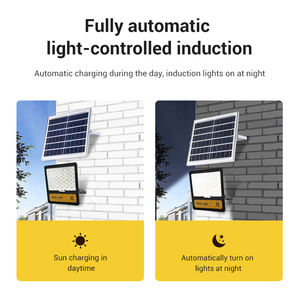 Lumen élevé extérieur Ip65 étanche 100 200 watts le projecteur solaire a mené la dernière lumière d'inondation solaire - Product Image 4