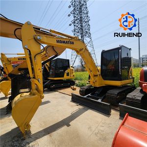 Miniexcavadoras Usadas PC56, Equipo de Excavación de Segunda Mano, PC56 PC55, Excavadora Pequeña Komatsu Usada - Product Image 1