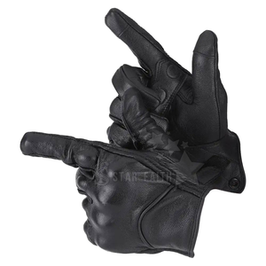 High Quality Genuine Leather Alpha Racing Full Finger <b>Touch</b> Screen Windproof Breathable Winter Outdoor Motorcycle Sport <b>Gloves</b> - Product Image 1