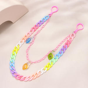 Cadena de cintura de doble capa color caramelo con colgante de caracol de plástico, cadena corporal informal a la moda - Product Image 6