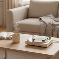 Mini Tapis Chauffant Électronique Moderne pour Tasse, Contrôle Tactile, Isolation Thermique 0-6 Heures, Écologique, Cuisine, Extérieur, Café