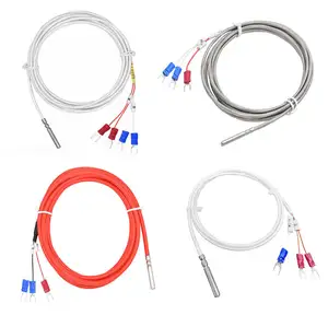 Hoch temperatur schnelle Edelstahls onde wasserdicht 3 Draht 1500c Thermo element Thermo element pt100 Temperatur sensor