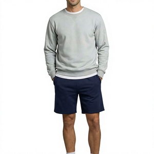 Shorts de sport pour homme en coton molletonné, coupe confortable, idéals pour le sport et la salle de sport. - Product Image 5