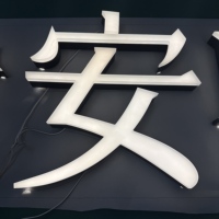 Enseignes lumineuses LED frontales DakeSign pour intérieur, lettres interchangeables, conception gratuite, OEM ODM, décoration publicitaire pour écoles, panneau IP65