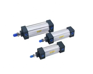 Cilindro Neumático SC50X125, Cilindro de Aire Estándar SC, Actuador de Pistón Compacto para Equipos de Automatización - Product Image 3