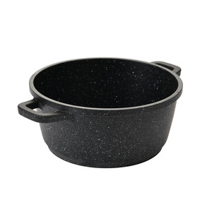 Casserole antiadhésive en aluminium moulé sous pression grands pots en granit pour la cuisson - Product Image 2