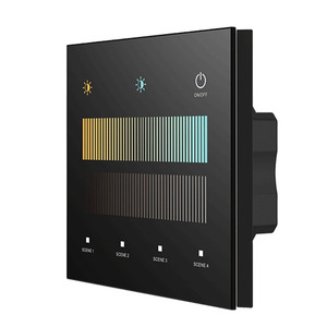 T2-L 2ch * 20ma Kleurtemperatuur Aanraakpaneel 0-10V Dimmer 2 Kanaal 0/1-10V Signaaluitgang Met Rf-Functie Voor Tweekleurig Licht - Product Image 4