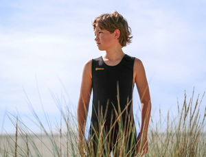 Combinaison <span class=keywords><strong>de</strong></span> plongée longue en néoprène 2 mm AZTRON pour enfant, sans manches, <span class=keywords><strong>maillot</strong></span> <span class=keywords><strong>de</strong></span> <span class=keywords><strong>bain</strong></span> pour jeunes garçons, combinaison <span class=keywords><strong>de</strong></span> plongée pour sports nautiques - Product Image 1