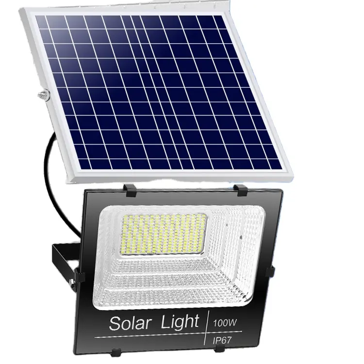 500 W 500 vatios 500 vatios 200W 1000W 800W 300W 600W potencia impermeable Ip66 Panel de luz de inundación dos en uno Led Reflector Solar