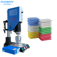 Machine de fabrication de chiffons à vaisselle et d'éponges de nettoyage de cuisine à soudage et découpe ultrasoniques, prix usine