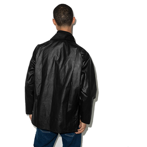 Col doublé <span class=keywords><strong>en</strong></span> <span class=keywords><strong>velours</strong></span> <span class=keywords><strong>côtelé</strong></span> et poches à rabat ciré imperméable pour hommes <span class=keywords><strong>chasse</strong></span> travail moto nouvelle <span class=keywords><strong>veste</strong></span> <span class=keywords><strong>de</strong></span> style tendance - Product Image 3