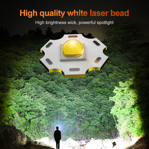 Haute Lumen Rechargeable Blanc Laser LED Jaune Bleu UV Puissance Batterie Étendue pour Escalade Explorer Camping Lumière Phare - Product Image 2