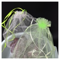 Organza Fruitbomen Mesh Zakken Voor Bescherming Voor Druiven Guave Dragon Fruit Mango