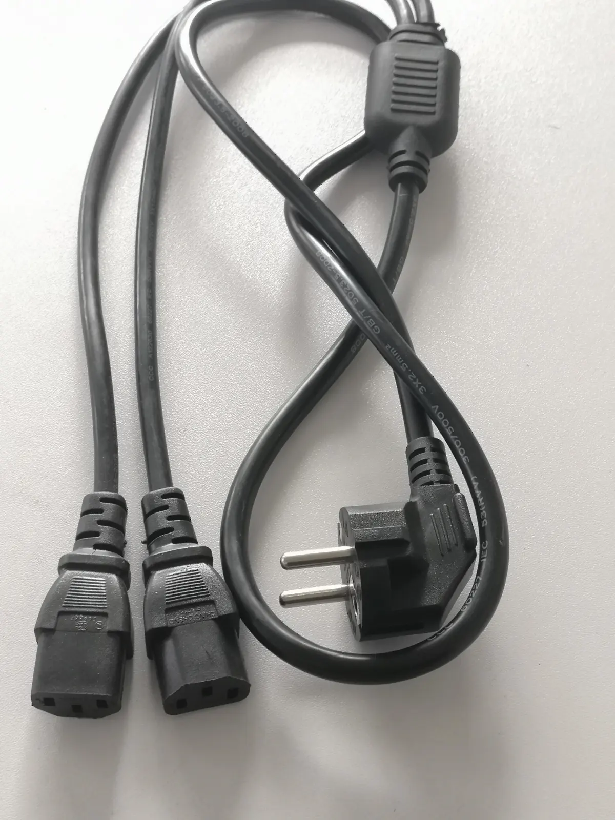 C20-Dual C13 Psu Kabel Us/Eu/Uk Standaard Voedingskabel